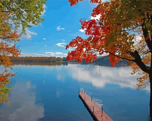 Canada Muskoka Lake Diamond Painting