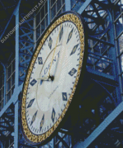 St Pancras Station Clock Diamond Painting