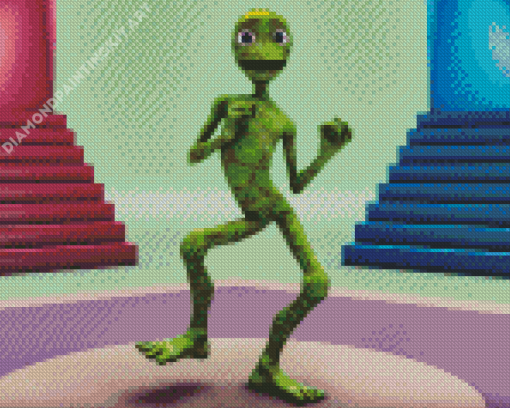 Dancing Alien Diamond Painting