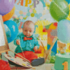 Baby Birthday Diamond Painting