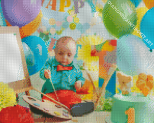 Baby Birthday Diamond Painting