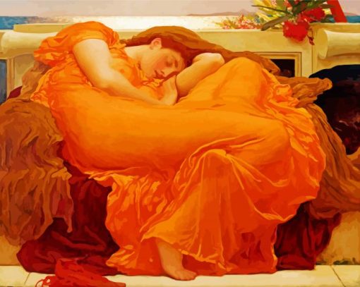 Flaming June Diamond Painting