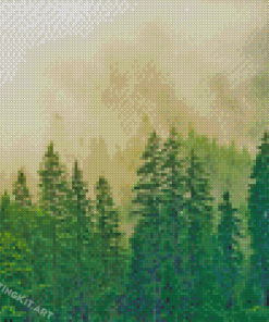 Forest Greenery Diamond Painting