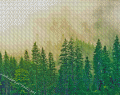 Forest Greenery Diamond Painting