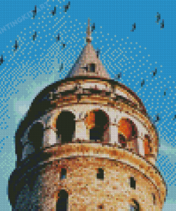 Galata Tower Diamond Painting