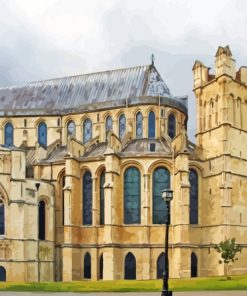 Gothic Canterbury Cathedral Diamond Painting