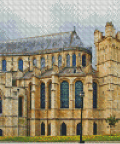 Gothic Canterbury Cathedral Diamond Painting