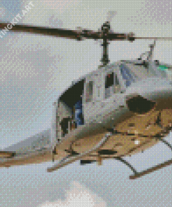 Huey Helicopter Diamond Painting