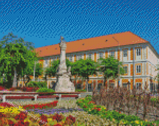 Hungary Kalocsa Town Diamond Painting