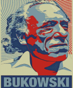 Charles Bukowski Poster Diamond Painting