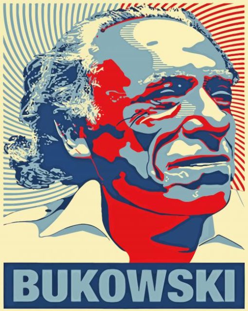 Charles Bukowski Poster Diamond Painting