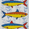 Illustration Sardines Diamond Painting