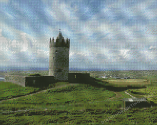 Ireland Doolin Tower Diamond Painting