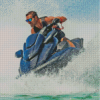 Jet Ski Driver Diamond Painting