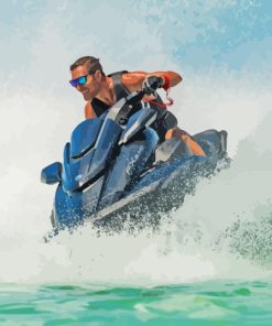 Jet Ski Driver Diamond Painting