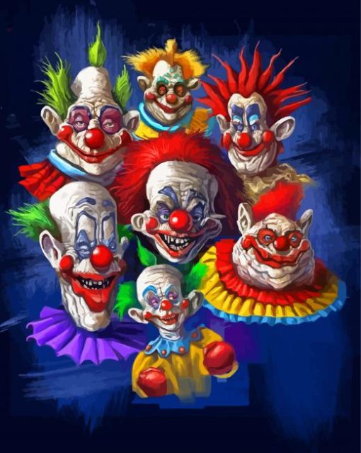 Killer Klowns From Outer Space Diamond Painting