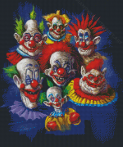 Killer Klowns From Outer Space Diamond Painting