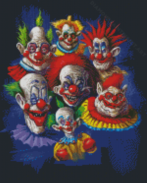 Killer Klowns From Outer Space Diamond Painting