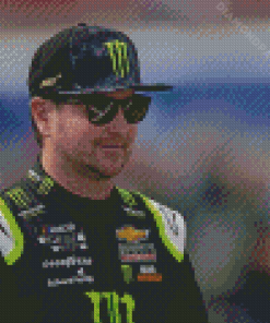 Racer Kurt Busch Diamond Painting