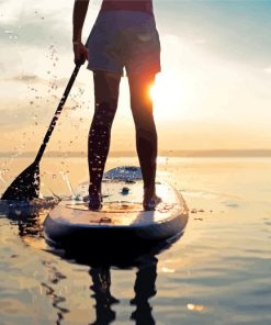 Lake Paddleboarding Diamond Painting