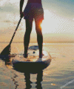 Lake Paddleboarding Diamond Painting