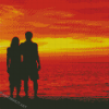 Love Silhouette Diamond Painting