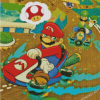 Mario Kart Diamond Painting