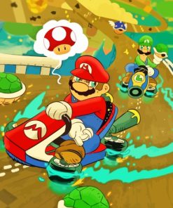 Mario Kart Diamond Painting