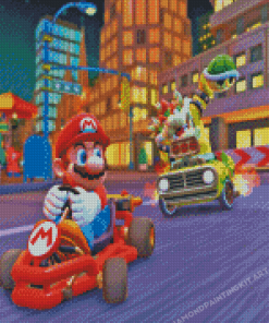 Mario Video Game Diamond Painting