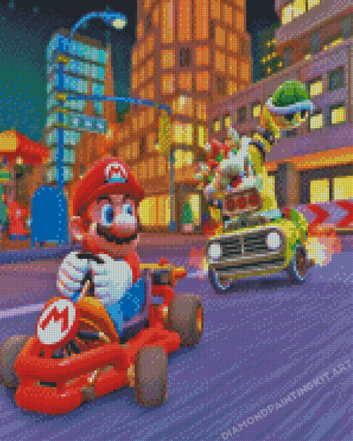 Mario Video Game Diamond Painting