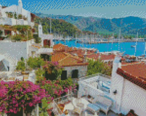 Marmaris Port Diamond Painting