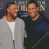 Michael B Jordan And Denzel Washington Diamond Painting