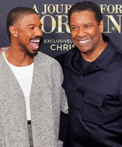 Michael B Jordan And Denzel Washington Diamond Painting