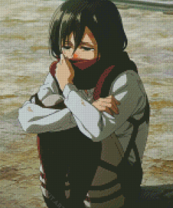 Mikasa Ackerman Diamond Painting