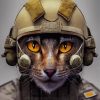 Cool Military Cat Diamond Painting