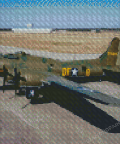 Military Memphis Belle Plane Diamond Painting