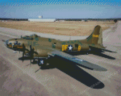 Military Memphis Belle Plane Diamond Painting