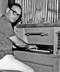 Morricone Playing Piano Diamond Painting