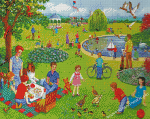 Picnic Summer Park Diamond Painting