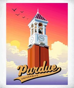 Purdue University Diamond Painting