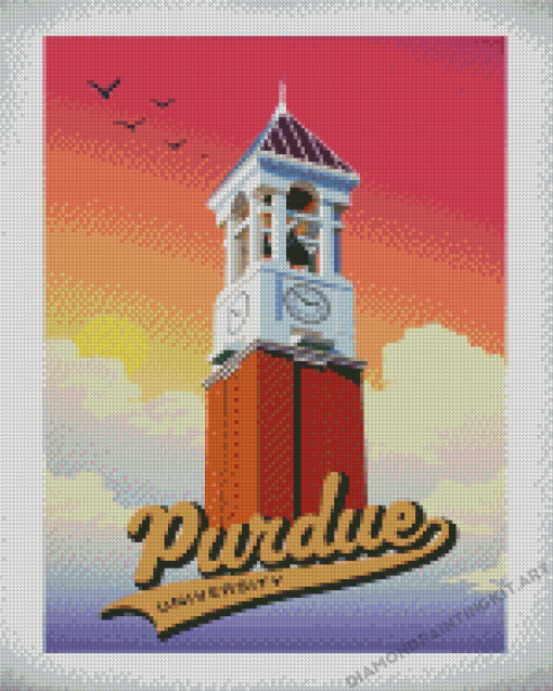 Purdue University Diamond Painting