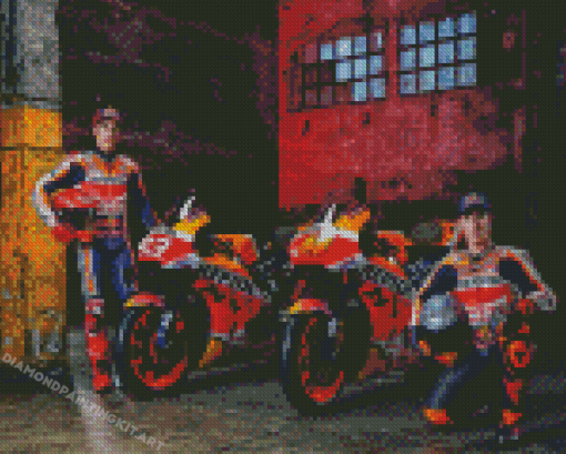 Honda Motorcycle Diamond Painting