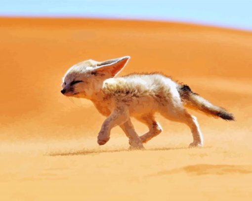 Sandfox In Desert Diamond Painting