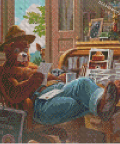 Smokey The Bear Diamond Painting