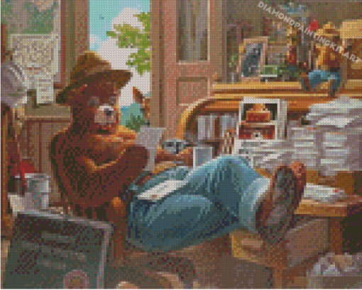 Smokey The Bear Diamond Painting