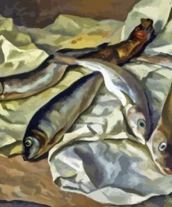 Still Life Sardines Diamond Painting