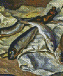 Still Life Sardines Diamond Painting