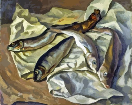 Still Life Sardines Diamond Painting