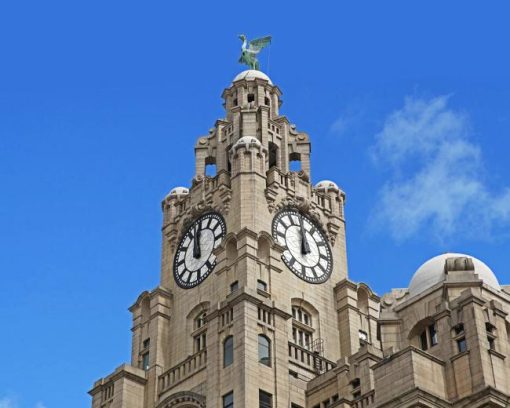 The Royal Liver Building Tower Diamond Painting