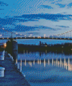 Toledo Ohio Bridge Diamond Painting